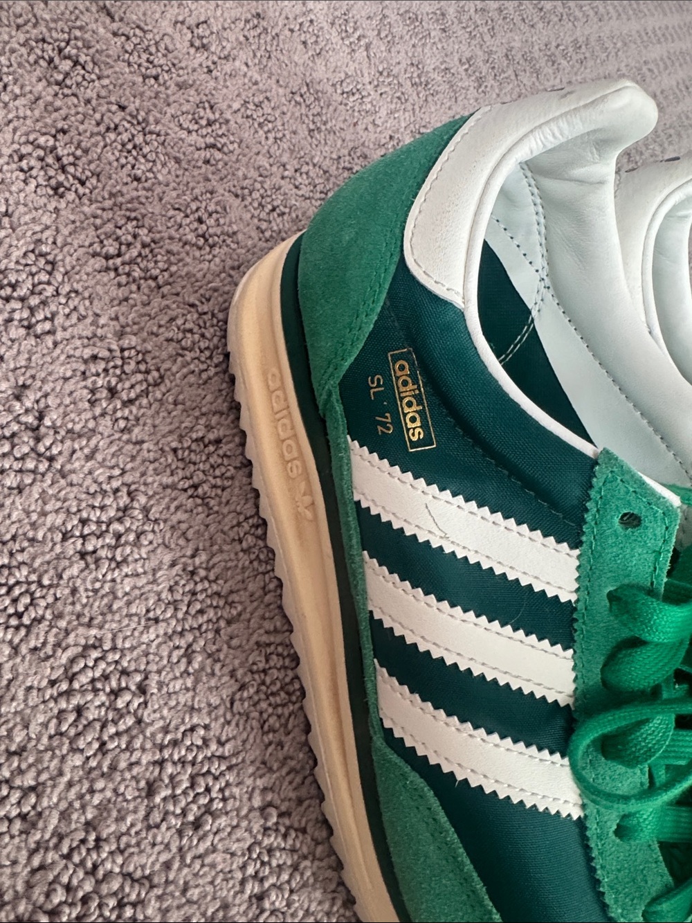 adidas SL 72 Green & White Retro Runner